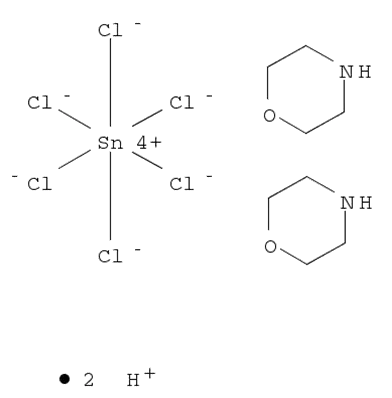 Molecular Structure of 69853-15-2 (dihydrogen tin(4+) hexachloride dimorpholine (1:2))